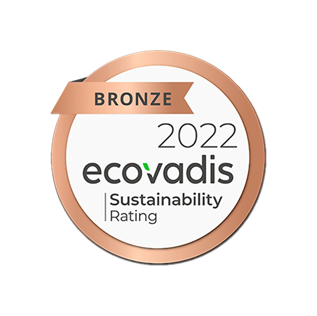 2022 EcoVadis Sustainability Rating (Bronze)