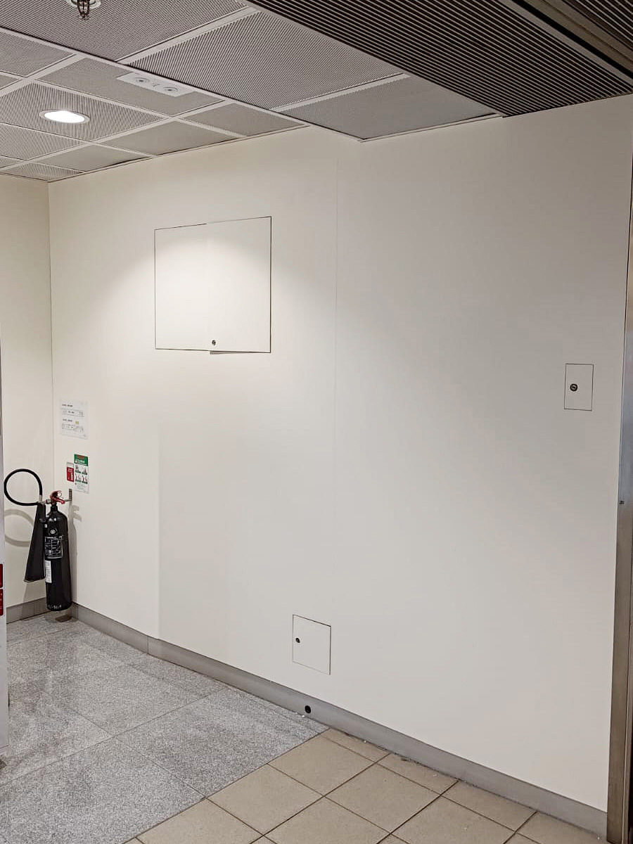 3M™ DI-NOC™ Architectural Finishes Solid Color Series - MTR Shop Wall Refurbishment PS-1186